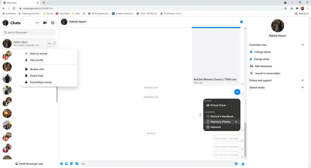 Cách xóa tin nhắn Facebook Messenger cho cả hai bên 15 Cách xóa tin nhắn Facebook Messenger cho cả hai bên