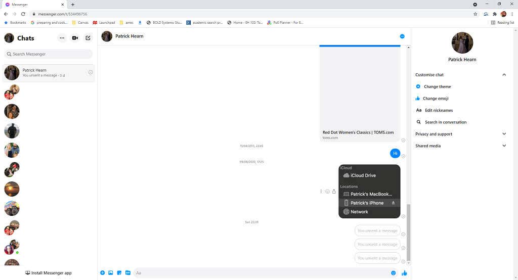 Cách xóa tin nhắn Facebook Messenger cho cả hai bên 13 Cách xóa tin nhắn Facebook Messenger cho cả hai bên