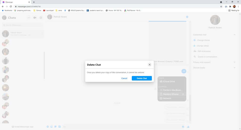 Cách xóa tin nhắn Facebook Messenger cho cả hai bên 16 Cách xóa tin nhắn Facebook Messenger cho cả hai bên