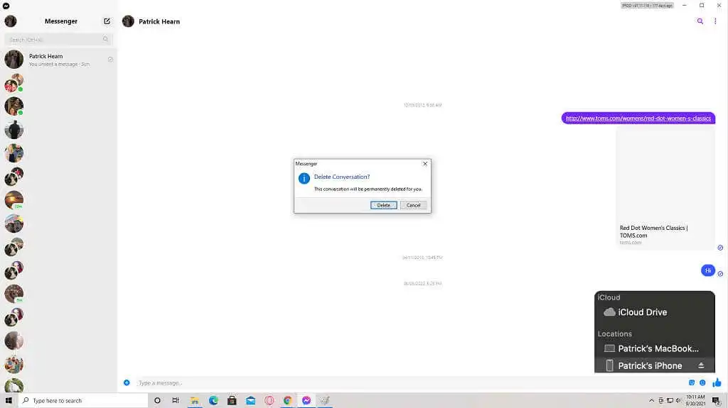 Cách xóa tin nhắn Facebook Messenger cho cả hai bên 19 Cách xóa tin nhắn Facebook Messenger cho cả hai bên