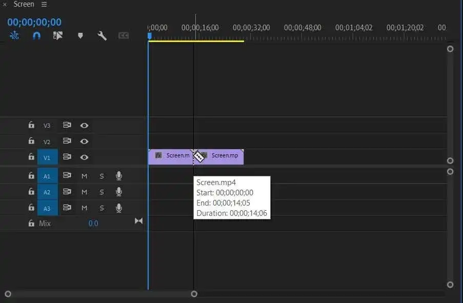Cách tách một clip trong Adobe Premiere Pro 3 Cách tách một clip trong Adobe Premiere Pro