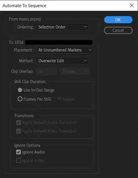 Cách chỉnh sửa nhạc thành video bằng Adobe Premiere 6 Cách chỉnh sửa nhạc thành video bằng Adobe Premiere