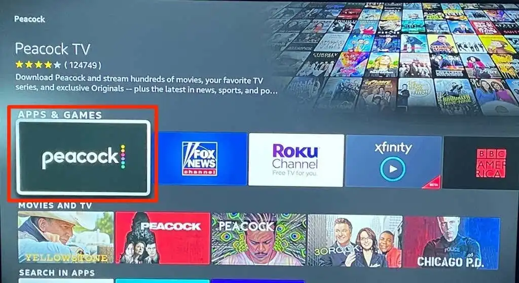 Cách tải xuống và cài đặt Peacock trên Firestick 4 Cách tải xuống và cài đặt Peacock trên Firestick
