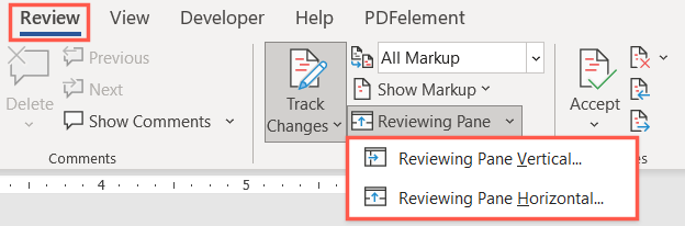 Cách hiển thị, chấp nhận hoặc ẩn các chỉnh sửa trong Microsoft Word 6 Cách hiển thị, chấp nhận hoặc ẩn các chỉnh sửa trong Microsoft Word