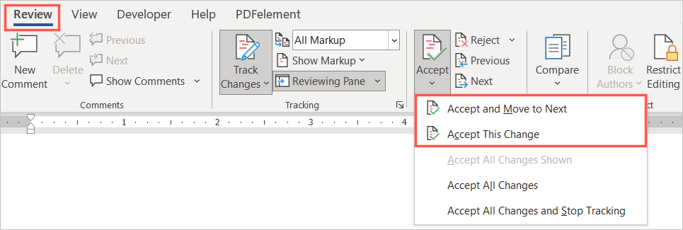 Cách hiển thị, chấp nhận hoặc ẩn các chỉnh sửa trong Microsoft Word 8 Cách hiển thị, chấp nhận hoặc ẩn các chỉnh sửa trong Microsoft Word