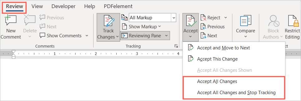 Cách hiển thị, chấp nhận hoặc ẩn các chỉnh sửa trong Microsoft Word 10 Cách hiển thị, chấp nhận hoặc ẩn các chỉnh sửa trong Microsoft Word