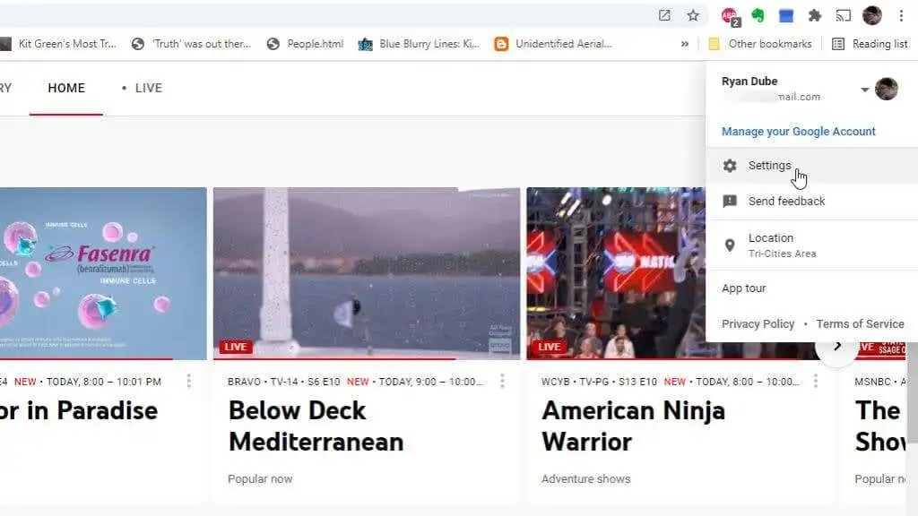 Cách thiết lập Chia sẻ trong gia đình trên YouTube TV 1 Cách thiết lập Chia sẻ trong gia đình trên YouTube TV