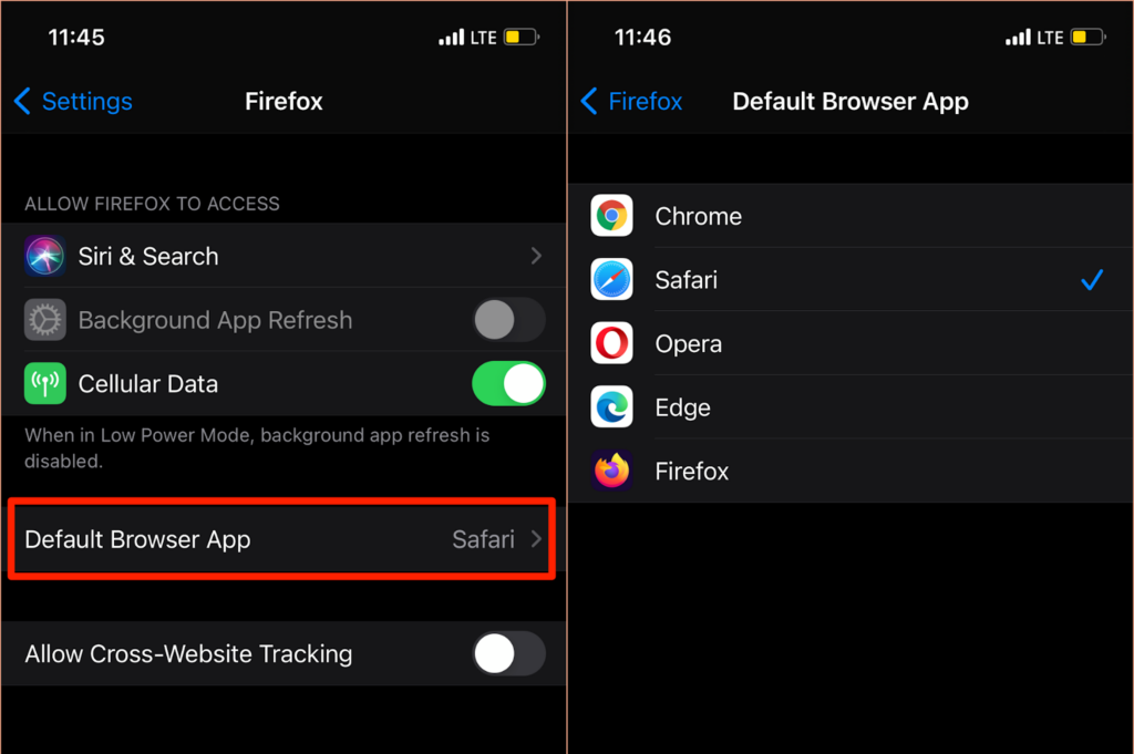 Cách thay đổi trình duyệt mặc định trên Windows, Mac, iPhone và Android 4 Cách thay đổi trình duyệt mặc định trên Windows, Mac, iPhone và Android