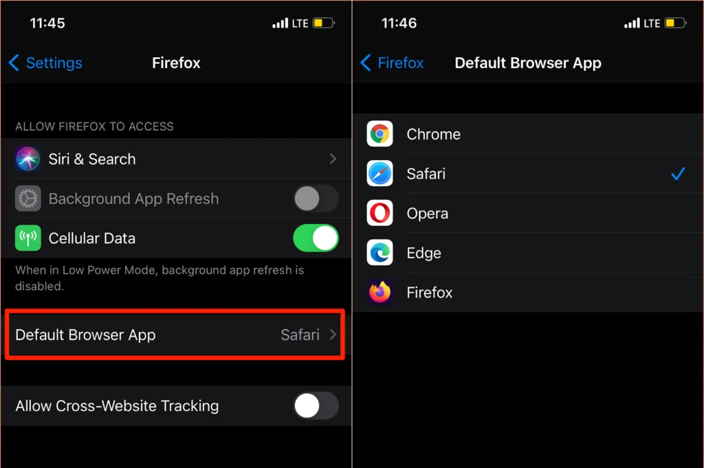 Cách thay đổi trình duyệt mặc định trên Windows, Mac, iPhone và Android 4 Cách thay đổi trình duyệt mặc định trên Windows, Mac, iPhone và Android