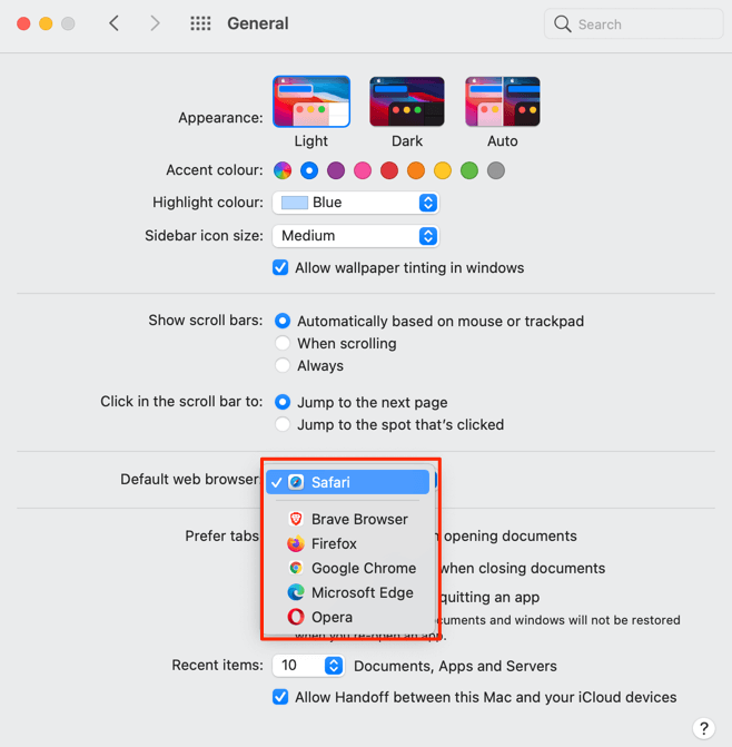 Cách thay đổi trình duyệt mặc định trên Windows, Mac, iPhone và Android 8 Cách thay đổi trình duyệt mặc định trên Windows, Mac, iPhone và Android