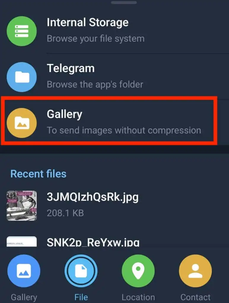 Cách sử dụng Telegram để gửi ảnh và video chất lượng cao 5 Cách sử dụng Telegram để gửi ảnh và video chất lượng cao
