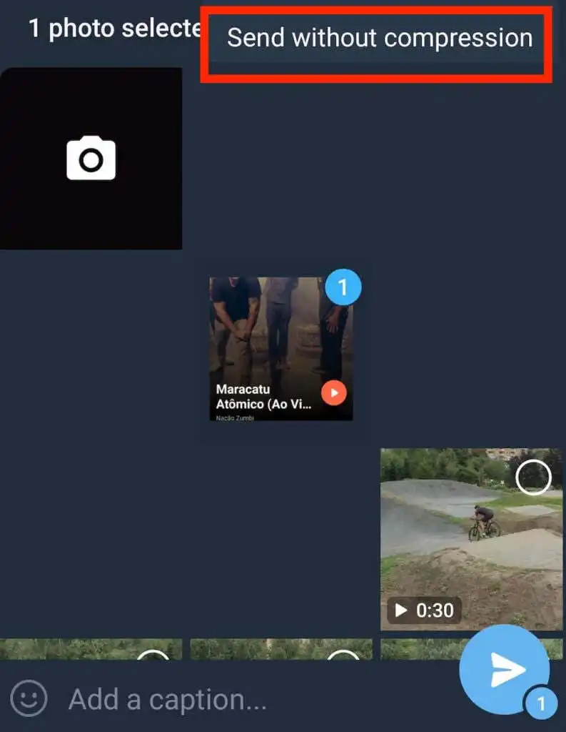 Cách sử dụng Telegram để gửi ảnh và video chất lượng cao 8 Cách sử dụng Telegram để gửi ảnh và video chất lượng cao