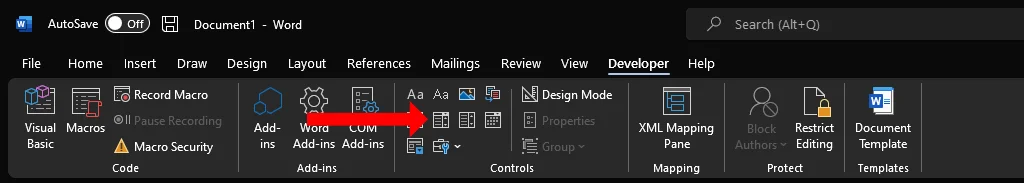 Cách thêm danh sách thả xuống trong Microsoft Word 6 Cách thêm danh sách thả xuống trong Microsoft Word