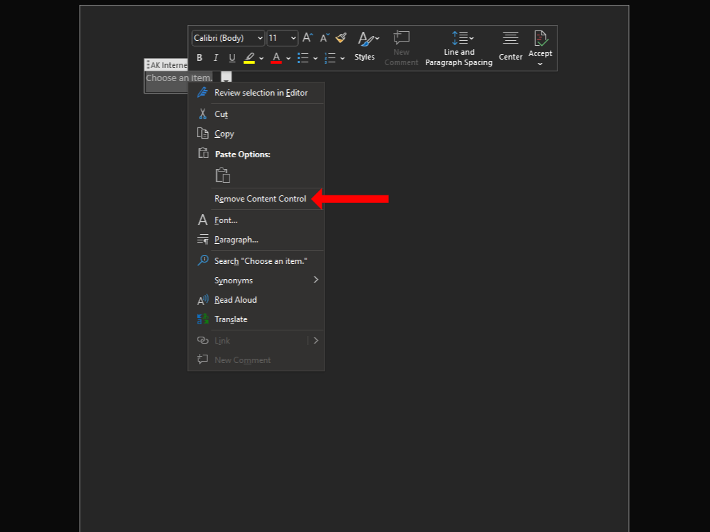 Cách thêm danh sách thả xuống trong Microsoft Word 7 Cách thêm danh sách thả xuống trong Microsoft Word