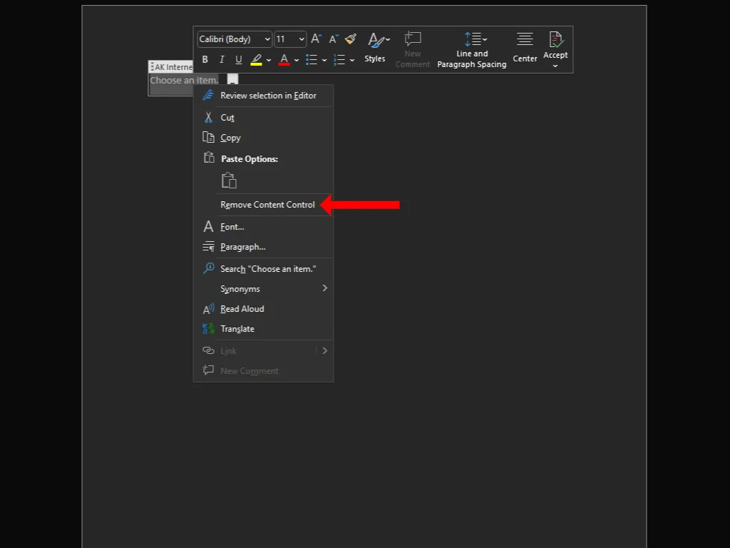 Cách thêm danh sách thả xuống trong Microsoft Word 7 Cách thêm danh sách thả xuống trong Microsoft Word