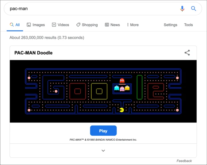 7 trò chơi thú vị bị ẩn trên Google mà bạn có thể chơi miễn phí 6 7 trò chơi thú vị bị ẩn trên Google mà bạn có thể chơi miễn phí