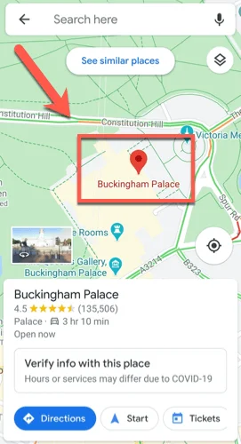 Cách thả ghim trong Google Maps trên máy tính để bàn và thiết bị di động 2 Cách thả ghim trong Google Maps trên máy tính để bàn và thiết bị di động