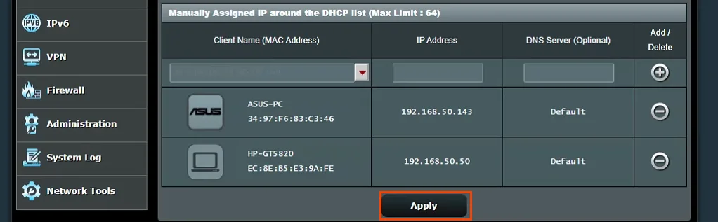 image-21 - Mẹo công nghệ trực tuyến Gán IP tĩnh – Asus Router hình 6