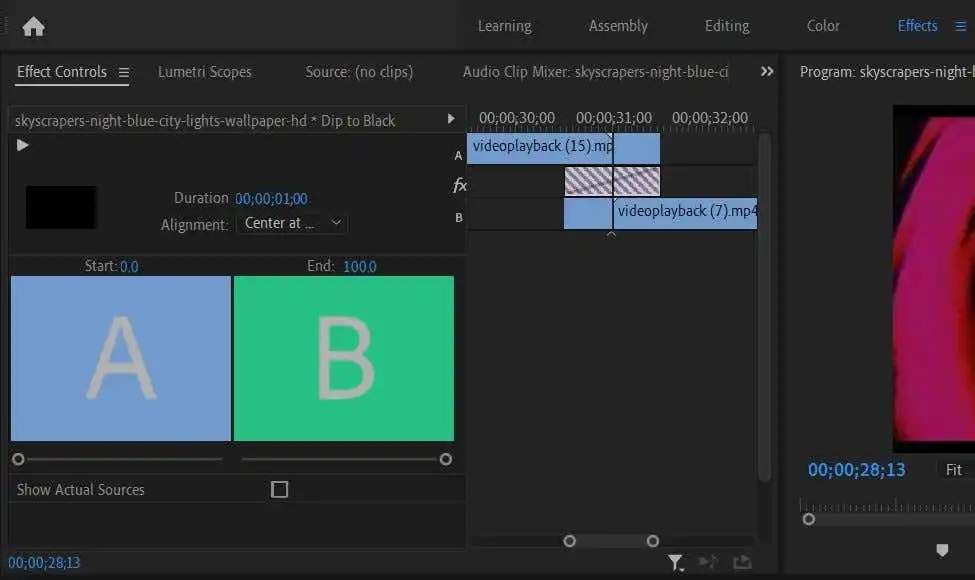 Cách thêm chuyển đổi trong Adobe Premiere Pro 4 Cách thêm chuyển đổi trong Adobe Premiere Pro