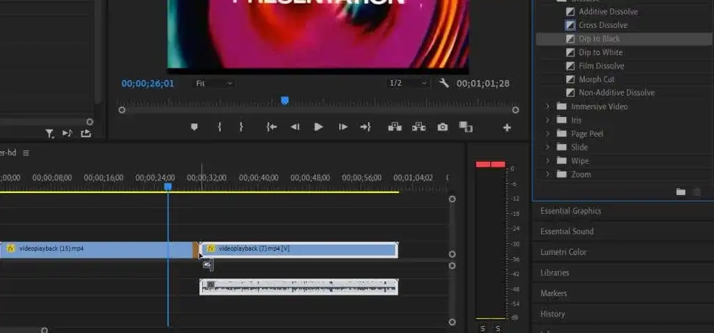 Cách thêm chuyển đổi trong Adobe Premiere Pro 3 Cách thêm chuyển đổi trong Adobe Premiere Pro