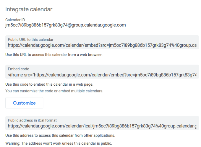 Cách nhúng Lịch Google vào trang web của bạn 5 Cách nhúng Lịch Google vào trang web của bạn