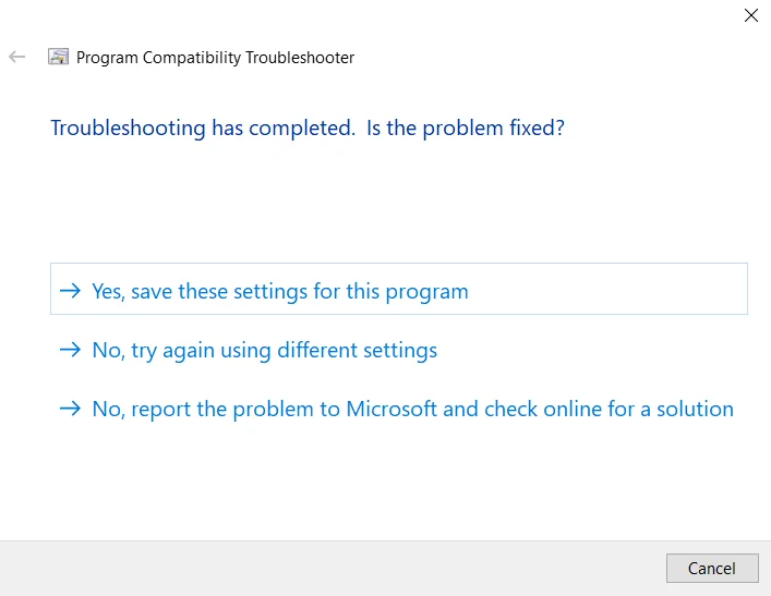 - Bàn trợ giúp Geek Chạy chương trình ở Chế độ tương thích trong Windows 11/10 image 8