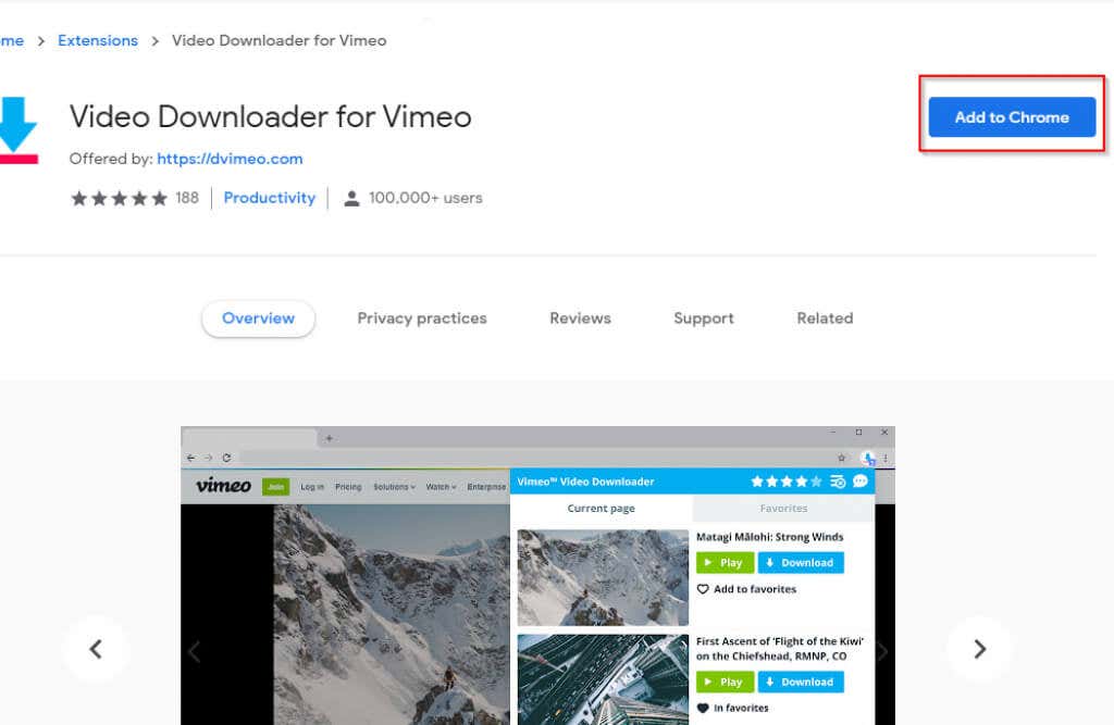 Cách tải xuống video Vimeo để xem ngoại tuyến 9 Cách tải xuống video Vimeo để xem ngoại tuyến