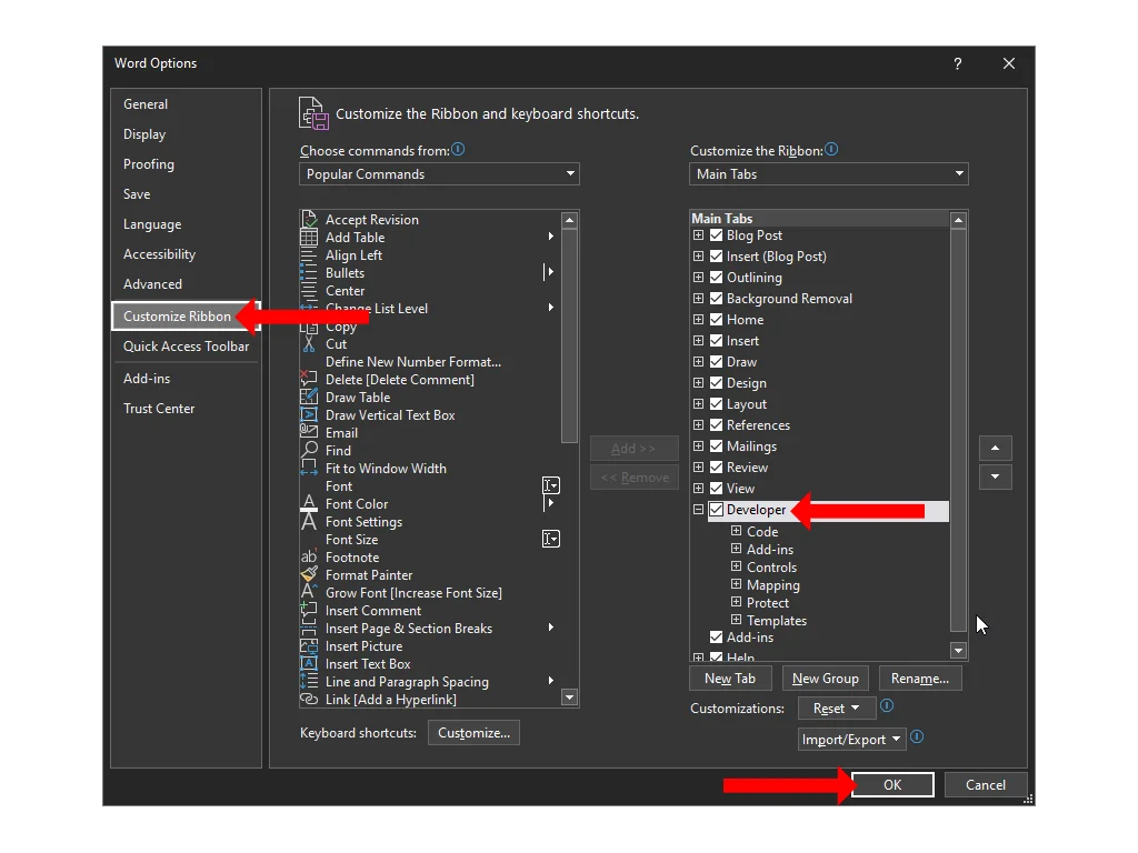 Cách thêm danh sách thả xuống trong Microsoft Word 2 Cách thêm danh sách thả xuống trong Microsoft Word