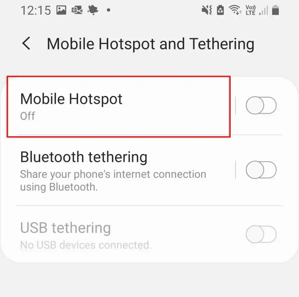 Điểm phát sóng Android không hoạt động? 10 điều nên thử 6 Điểm phát sóng Android không hoạt động? 10 điều nên thử