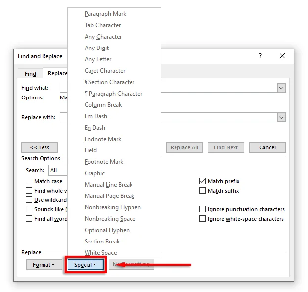 Cách tìm và thay thế văn bản trong Microsoft Word 11 Cách tìm và thay thế văn bản trong Microsoft Word