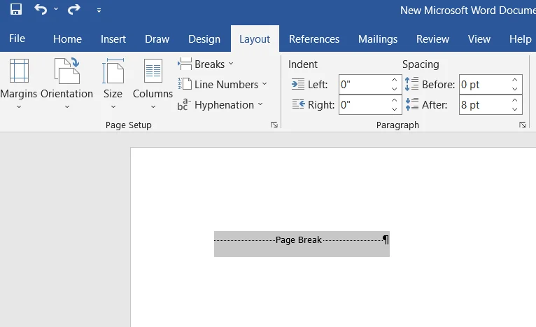 Cách Chèn một Ngắt mục trong Microsoft Word 7 Cách Chèn một Ngắt mục trong Microsoft Word