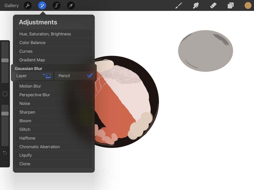 Cách pha trộn trên Procreate 4 Cách pha trộn trên Procreate