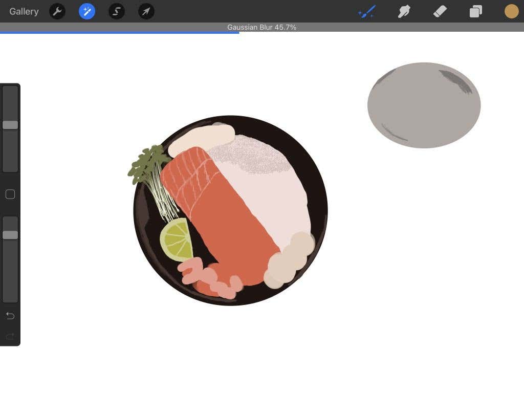 Cách pha trộn trên Procreate 5 Cách pha trộn trên Procreate