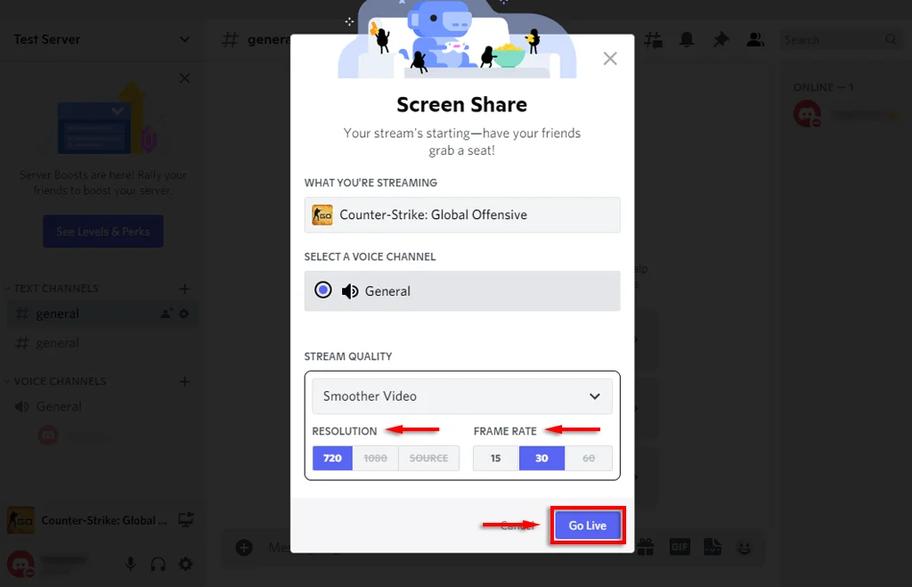 Làm thế nào để phát trực tiếp Discord trong 6 bước đơn giản 5 Làm thế nào để phát trực tiếp Discord trong 6 bước đơn giản