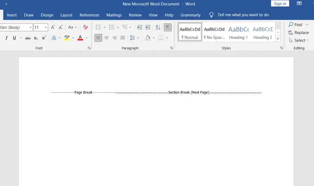 Cách Chèn một Ngắt mục trong Microsoft Word 2 Cách Chèn một Ngắt mục trong Microsoft Word