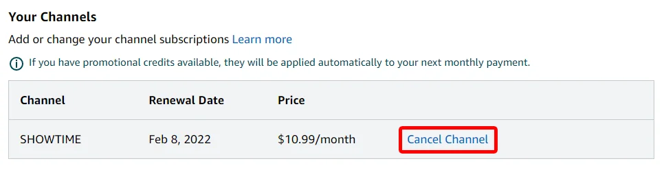 Cách hủy đăng ký kênh truyền hình và phim trên Amazon Prime Video 11 Cách hủy đăng ký kênh truyền hình và phim trên Amazon Prime Video