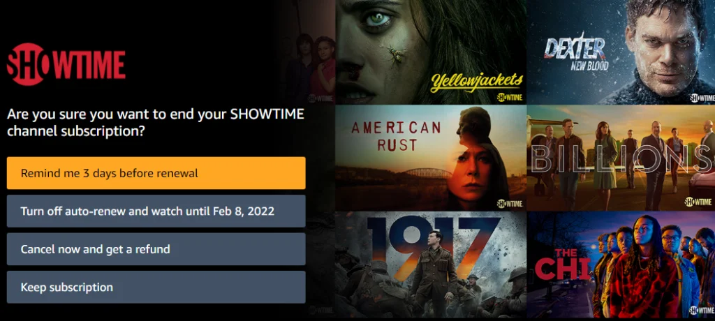 Cách hủy đăng ký kênh truyền hình và phim trên Amazon Prime Video 9 Cách hủy đăng ký kênh truyền hình và phim trên Amazon Prime Video