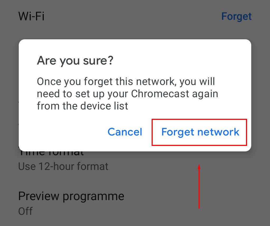 Cách thay đổi Wi-Fi trên Chromecast 7 Cách thay đổi Wi-Fi trên Chromecast
