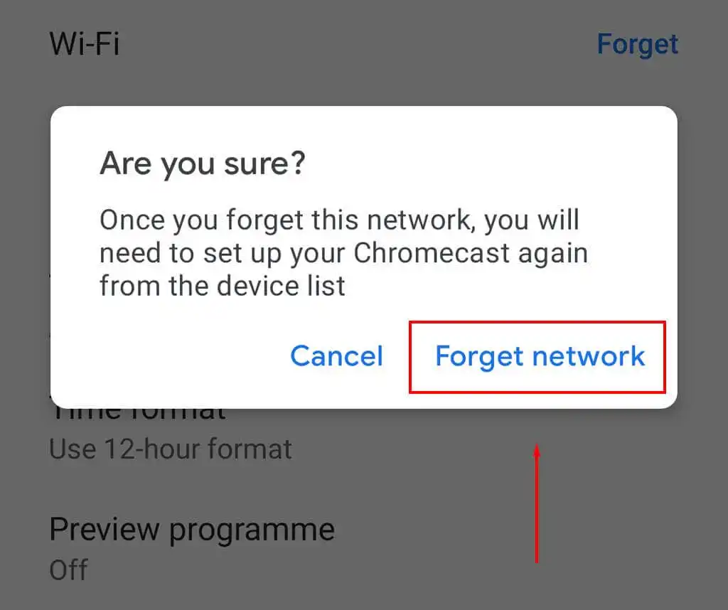 Cách thay đổi Wi-Fi trên Chromecast 7 Cách thay đổi Wi-Fi trên Chromecast