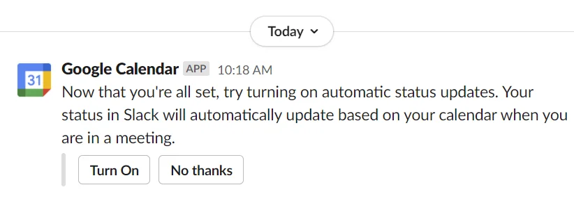 Cách đồng bộ hóa Slack với Lịch Google 9 Cách đồng bộ hóa Slack với Lịch Google