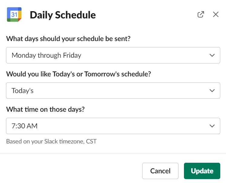 Cách đồng bộ hóa Slack với Lịch Google 22 Cách đồng bộ hóa Slack với Lịch Google