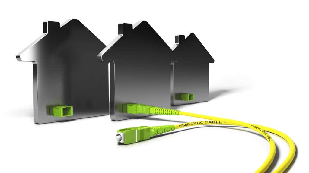 FTTH, Fiber To The Home 3D Minh họa - Mẹo công nghệ trực tuyến Internet cáp quang có tốt hơn cho bạn không? hình ảnh