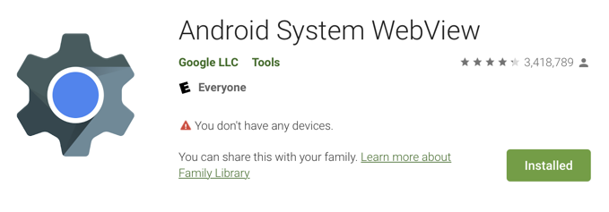 WebView hệ thống Android là gì? 7 WebView hệ thống Android là gì?