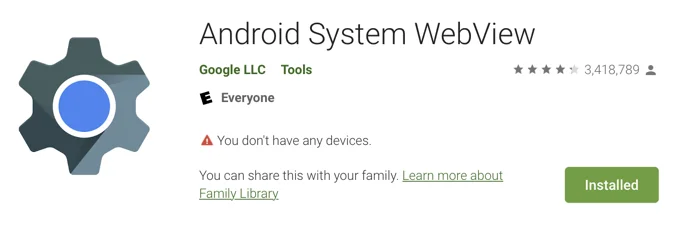 WebView hệ thống Android là gì? 7 WebView hệ thống Android là gì?