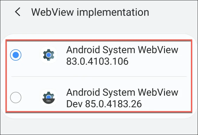WebView hệ thống Android là gì? 9 WebView hệ thống Android là gì?