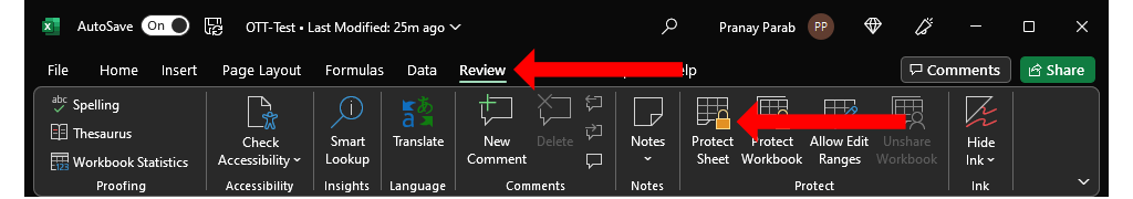 Cách khóa ô trong Microsoft Excel 2 Cách khóa ô trong Microsoft Excel