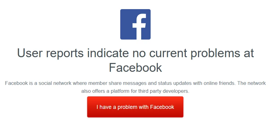 Tại sao Facebook không hoạt động? 9 bản sửa lỗi cho các sự cố thường gặp 2 Tại sao Facebook không hoạt động? 9 bản sửa lỗi cho các sự cố thường gặp