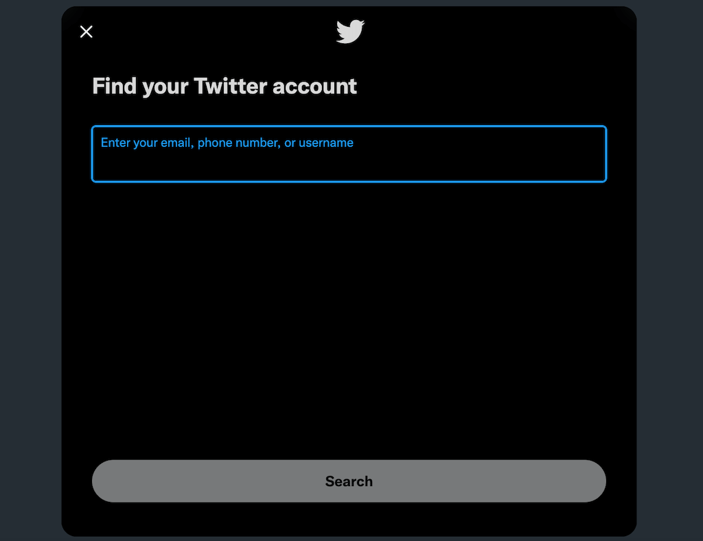 Phải làm gì nếu bạn quên mật khẩu Twitter của mình 3 Phải làm gì nếu bạn quên mật khẩu Twitter của mình