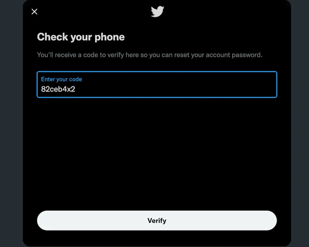 Phải làm gì nếu bạn quên mật khẩu Twitter của mình 5 Phải làm gì nếu bạn quên mật khẩu Twitter của mình