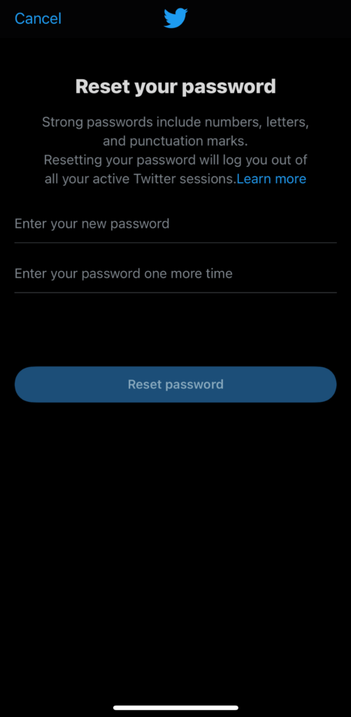Phải làm gì nếu bạn quên mật khẩu Twitter của mình 11 Phải làm gì nếu bạn quên mật khẩu Twitter của mình
